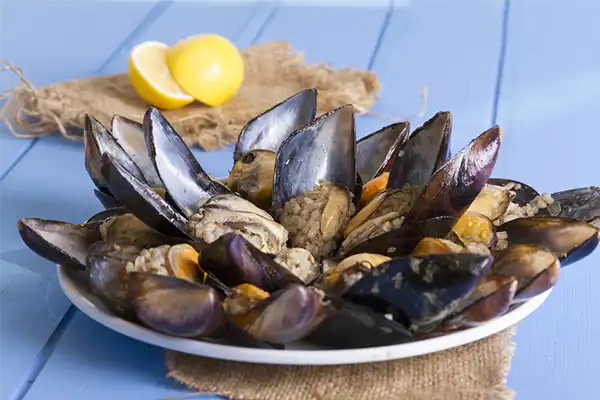 Delicious mussels in Saint Michel